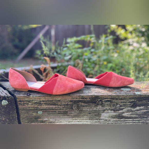 Eileen Fisher Asha-Su Suede Flats Spice Sz 8.5 - Picture 3 of 13